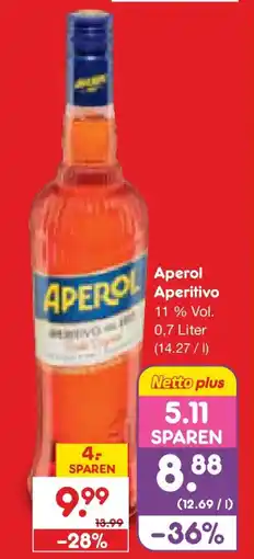 Netto Marken-Discount Aperol Aperitivo Angebot