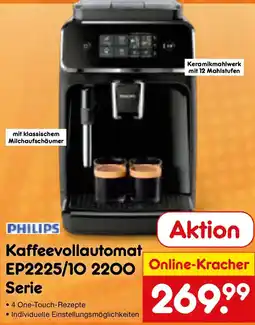 Netto Marken-Discount PHILIPS Kaffeevollautomat EP2225/10 2200 Serie Angebot