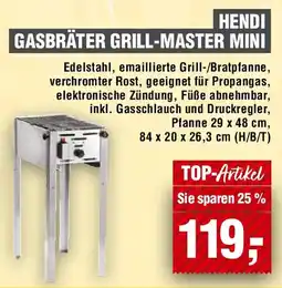 EDEKA Foodservice Hendi gasbräter grill-master mini Angebot