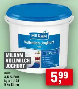 EDEKA Foodservice MILRAM Vollmilch Joghurt Angebot
