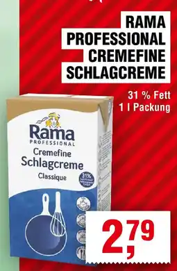 EDEKA Foodservice Rama Professional Cremefine Schlagcreme Angebot