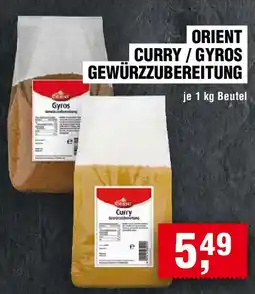 EDEKA Foodservice Orient Curry / Gyros Gewürzzubereitung Angebot