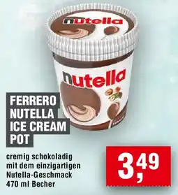 EDEKA Foodservice Ferrero Nutella Ice Cream Pot Angebot