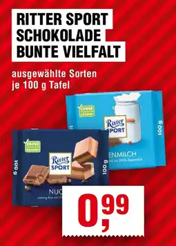 EDEKA Foodservice Ritter Sport Schokolade Bunte Vielfalt Angebot