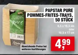 EDEKA Foodservice Papstar pure pommes-frites-trays Angebot
