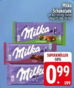 Edeka Milka Schokolade Angebot