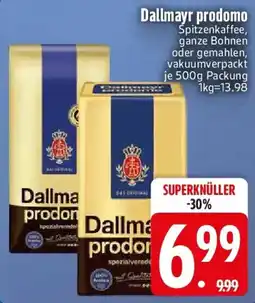 Edeka Dallmayr prodomo Angebot