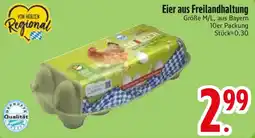 Edeka Eier aus Freilandhaltung Angebot