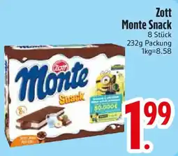 Edeka Zott Monte Snack Angebot