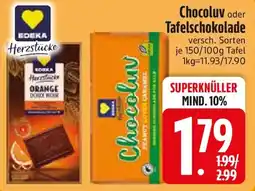 Edeka Chocoluv oder Tafelschokolade Angebot