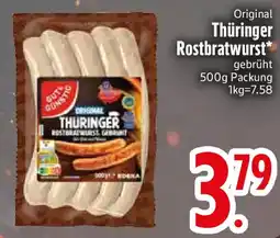 Edeka Original Thüringer Rostbratwurst Angebot