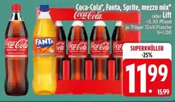 Edeka Coca-Cola, Fanta, Sprite, mezzo mix oder Lift Angebot