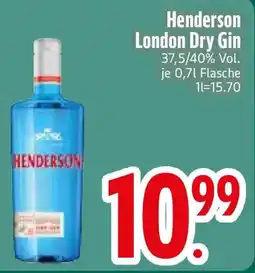 Edeka Henderson London Dry Gin Angebot