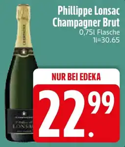 Edeka Phillippe Lonsac Champagner Brut Angebot