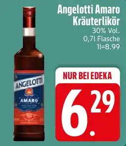 Edeka Angelotti Amaro Kräuterlikör Angebot