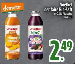 Edeka Voelkel der faire Bio-Saft Angebot