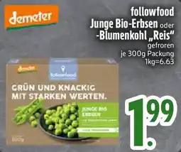 Edeka followfood Junge Bio-Erbsen Angebot