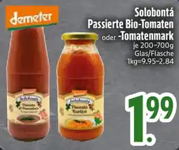 Edeka Solobontá Passierte Bio-Tomaten oder -Tomatenmark Angebot