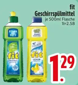Edeka fit Geschirrspülmittel Angebot