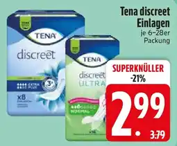 Edeka Tena discreet Einlagen Angebot