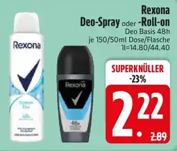 Edeka Rexona Deo-Spray oder -Roll-on Angebot