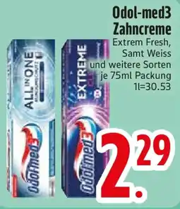 Edeka Odol-med3 Zahncreme Angebot