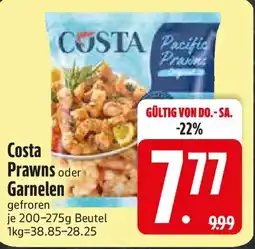 Edeka Costa Prawns oder Garnelen Angebot