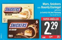 E-Center Mars, Snickers oder Bounty Eisriegel Angebot