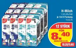 E-Center H-Milch Angebot