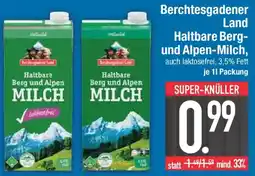 E-Center Berchtesgadener Land Haltbare Berg- und Alpen-Milch Angebot