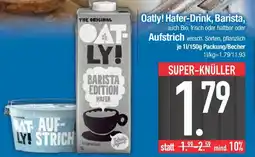 E-Center Oatly! Hafer-Drink, Barista Angebot