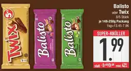 E-Center Balisto oder Twix Angebot