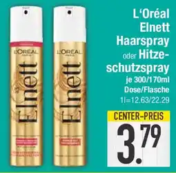 E-Center L'Oréal Elnett Haarspray oder Hitze-schutzspray Angebot