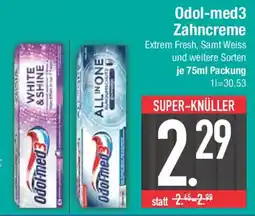 E-Center Odol-med3 Zahncreme Angebot