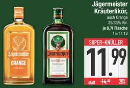 E-Center Jägermeister Kräuterlikör Angebot