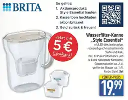 E-Center BRITA Wasserfilter-Kanne Style Essential Angebot