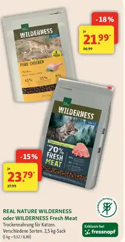Fressnapf Real nature wilderness Angebot