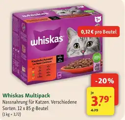 Fressnapf Whiskas Multipack Angebot
