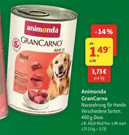 Fressnapf Animonda GranCarno Angebot