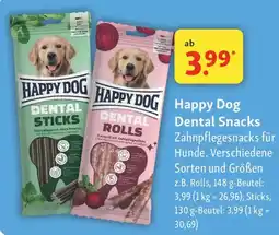 Fressnapf Happy Dog Dental Snacks Angebot