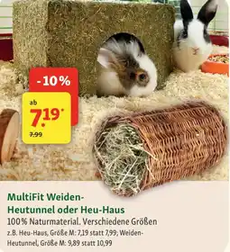 Fressnapf MultiFit Weiden-Heutunnel oder Heu-Haus Angebot