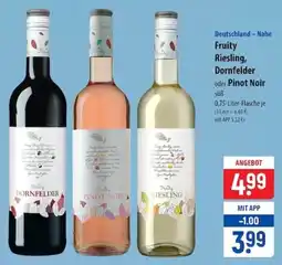 Famila Nord Ost Fruity Riesling, Dornfelder oder Pinot Noir süß Angebot