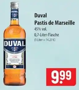 Famila Nord Ost Duval Pastis de Marseille Angebot
