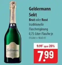 Famila Nord Ost Geldermann Sekt Brut oder Rosé Angebot