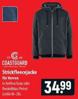 Famila Nord Ost COASTGUARD Strickfleecejacke für Herren Angebot