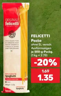 Kaufland FELICETTI Spaghetti Angebot
