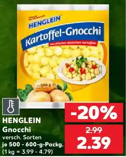 Kaufland HENGLEIN Gnocchi Angebot