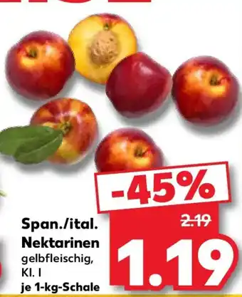 Kaufland Span./ital. Nektarinen Angebot