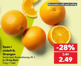Kaufland Span./südafrik. Orangen Angebot