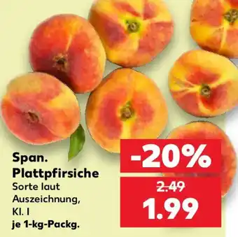 Kaufland Span. Plattpfirsiche Angebot
